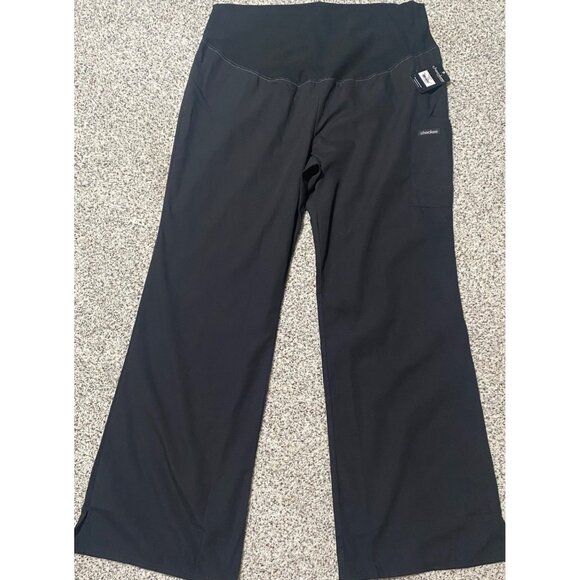 Cherokee Workwear Women's Maternity Scrub Pants Size XLT Black Flexibles TALL - Picture 1 of 4